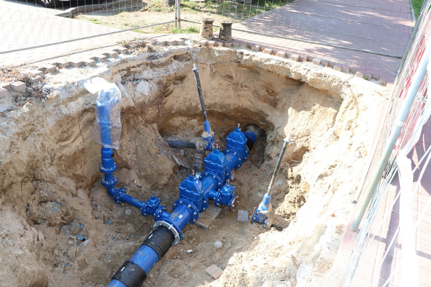 Wymiana sieci wodociągowej na osiedlu „Sobieskiego”